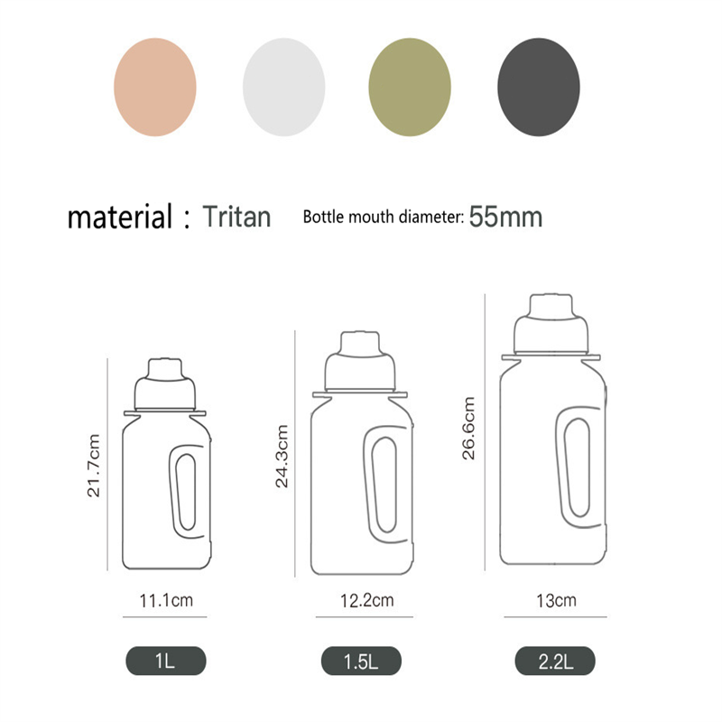 Large Capacity Sports Fitness Water Bottle Home Select My