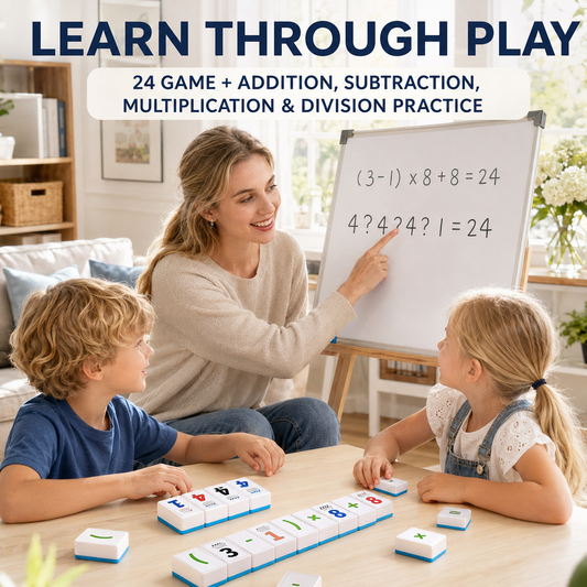 Number Tile Strategy Board Game for Kids & Families | Math Thinking Educational Toy