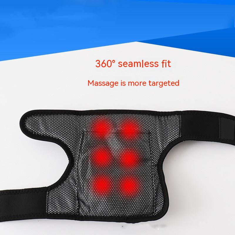 Heated Vibration Massage Knee Pad – Electric Warming Knee Brace for Pain Relief Home Select My