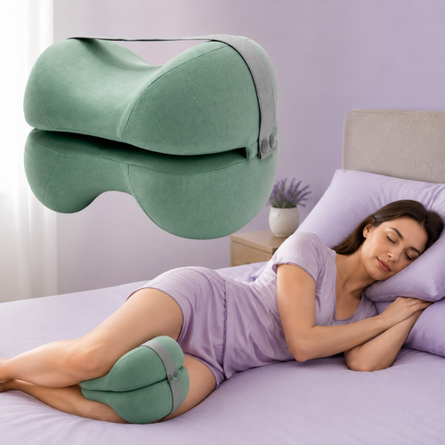 Memory Foam Knee Pillow for Side Sleepers – Orthopedic Leg Pillow for Hip, Back & Joint Pain Relief | 6 Colors Home Select My