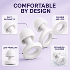 Reusable Silicone Earplugs – Noise Reduction for Sleep, Study & Focus Home Select My