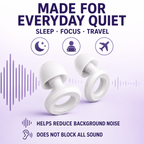 Reusable Silicone Earplugs – Noise Reduction for Sleep, Study & Focus Home Select My