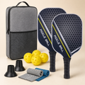Pickleball Paddle Set for 2 – Carbon Fiber Paddles, 4 Balls, Bag & Accessories Home Select My