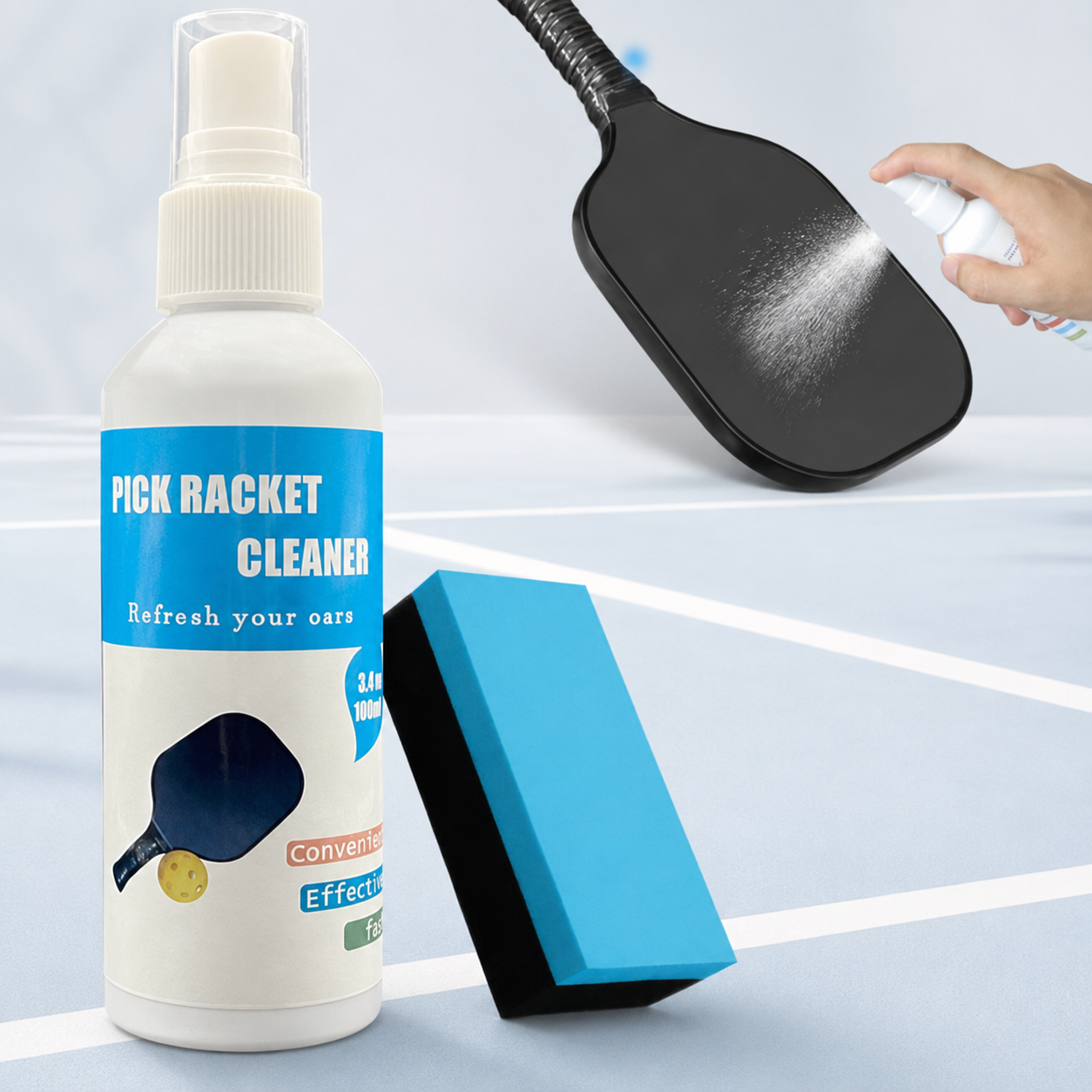 Racket Cleaning Kit – 3-in-1 Cleaner Spray Home Select My