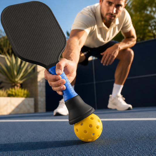 2-Pack Pickleball Ball Retriever – No-Bend Pickup Cup for Paddle Handles Home Select My