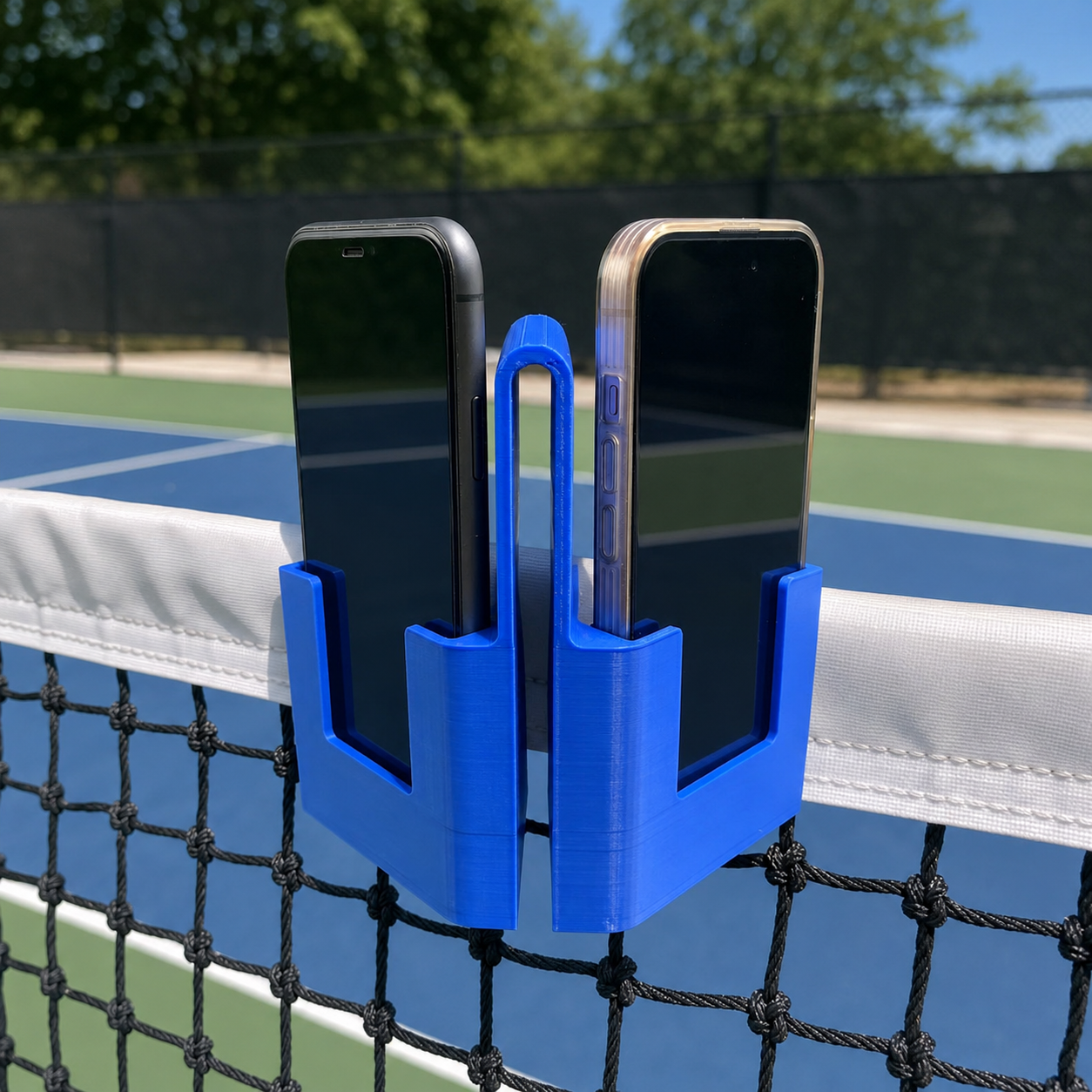 3D Ball Net Camera Mount – Universal Sports Net Bracket for Tennis, Pickleball & More Home Select My