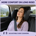 Car Headrest Neck Pillow – 180° Adjustable Support for Road Trips & Travel Home Select My