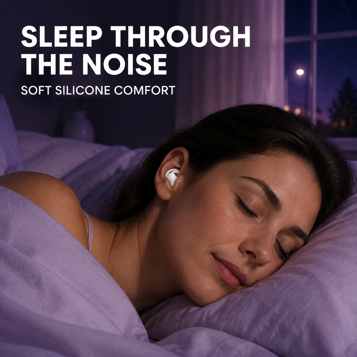 High-Fidelity Silicone Earplugs – SNR 20dB Noise Reduction for Sleep Home Select My