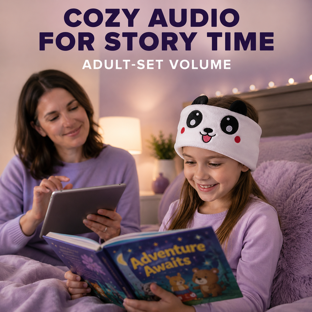 Kids Wireless Sleep Headband – Soft Bluetooth Headphones for Bedtime Home Select My