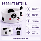 Kids Wireless Sleep Headband – Soft Bluetooth Headphones for Bedtime Home Select My