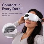 Bluetooth Heated Eye Massager with Warm Compress Home Select My