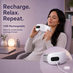 Bluetooth Heated Eye Massager with Warm Compress Home Select My