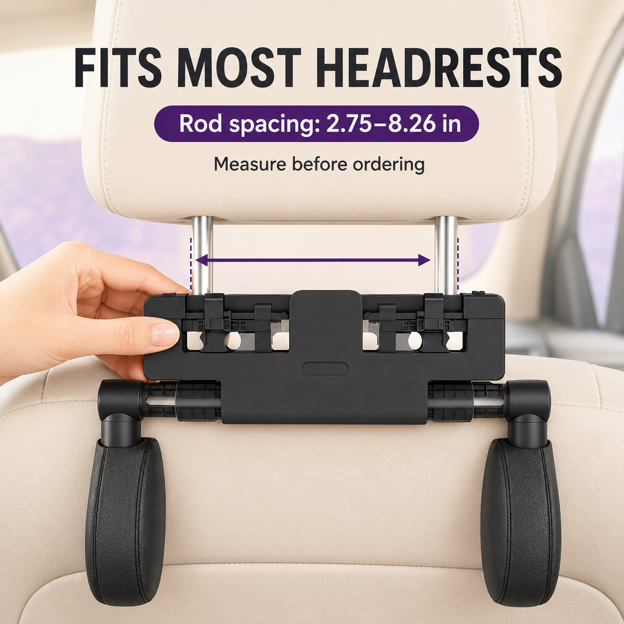 180° Adjustable Car Headrest Pillow – Road Trip Comfort Home Select My