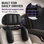 180° Adjustable Car Headrest Pillow – Road Trip Comfort Home Select My