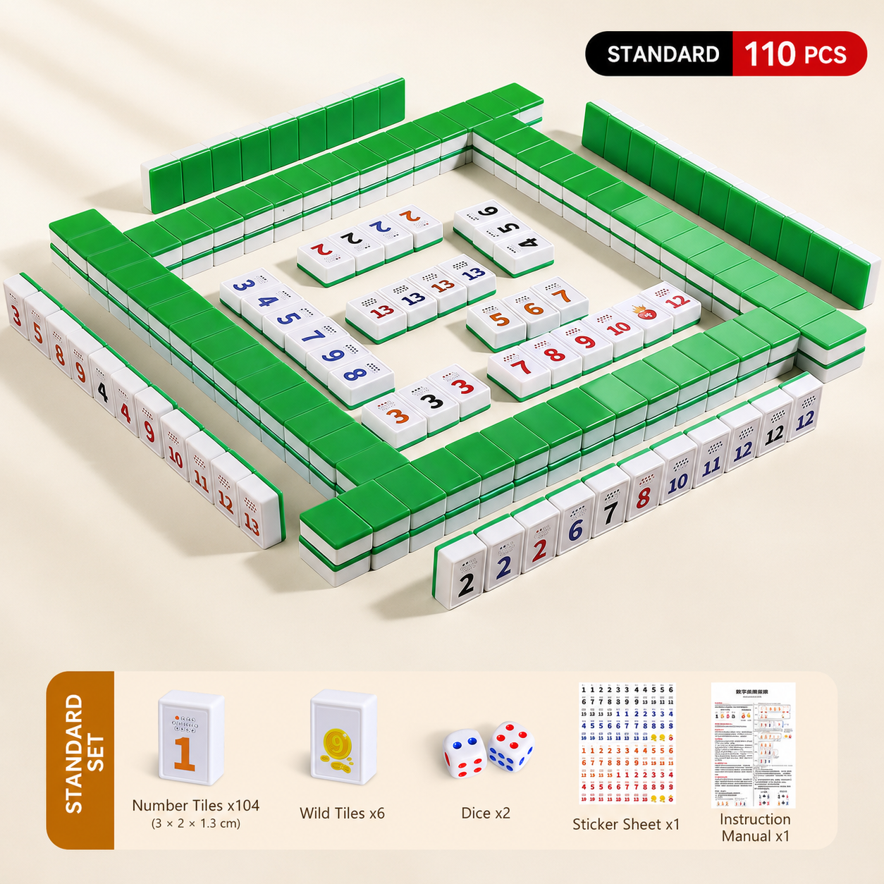 Number Tile Strategy Board Game for Kids & Families | Math Thinking Educational Toy