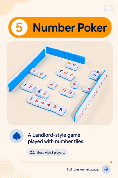 Number Tile Strategy Board Game for Kids & Families | Math Thinking Educational Toy