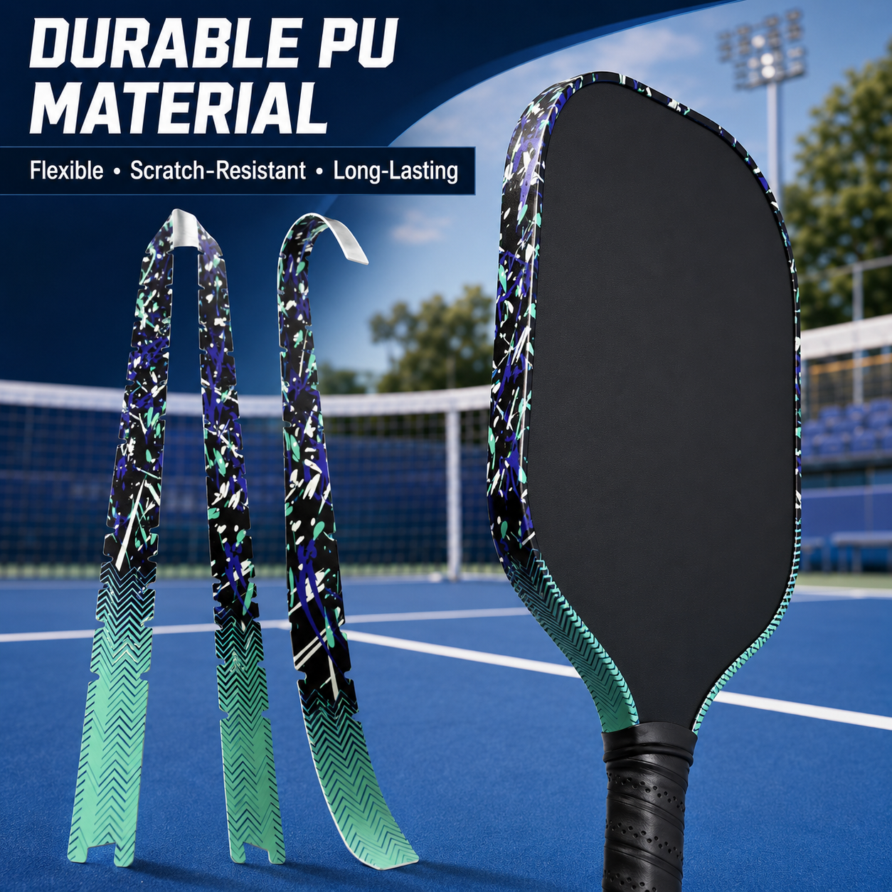 Pickleball Paddle PU Edge Protector Tape(Buy one free one)