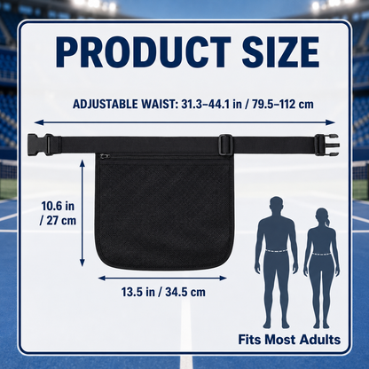 Ball Waist Pouch with Adjustable Belt (Zipper Pocket)