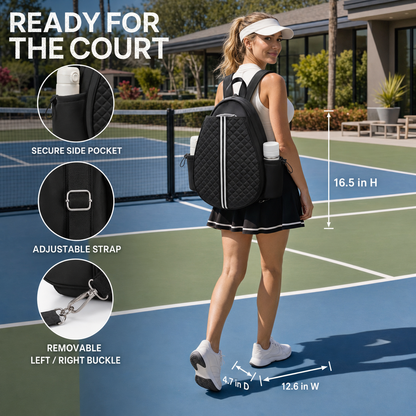Convertible Pickleball & Tennis Backpack