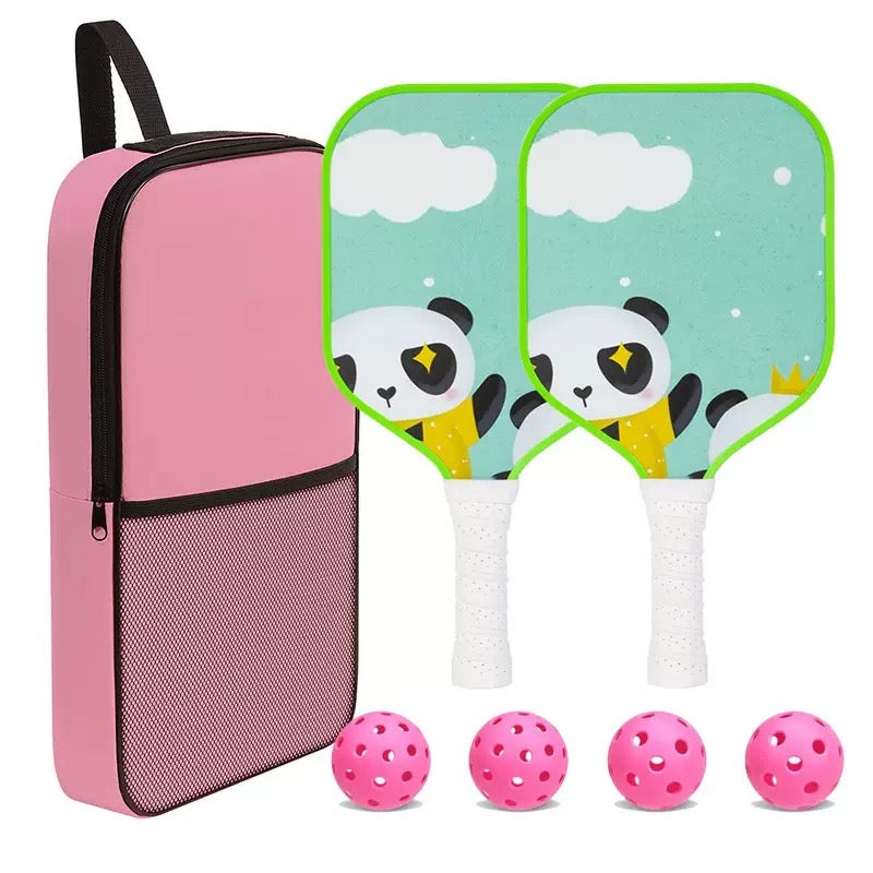 Kids Pickleball Paddle Set – 2 Balls & Carry Bag Home Select My
