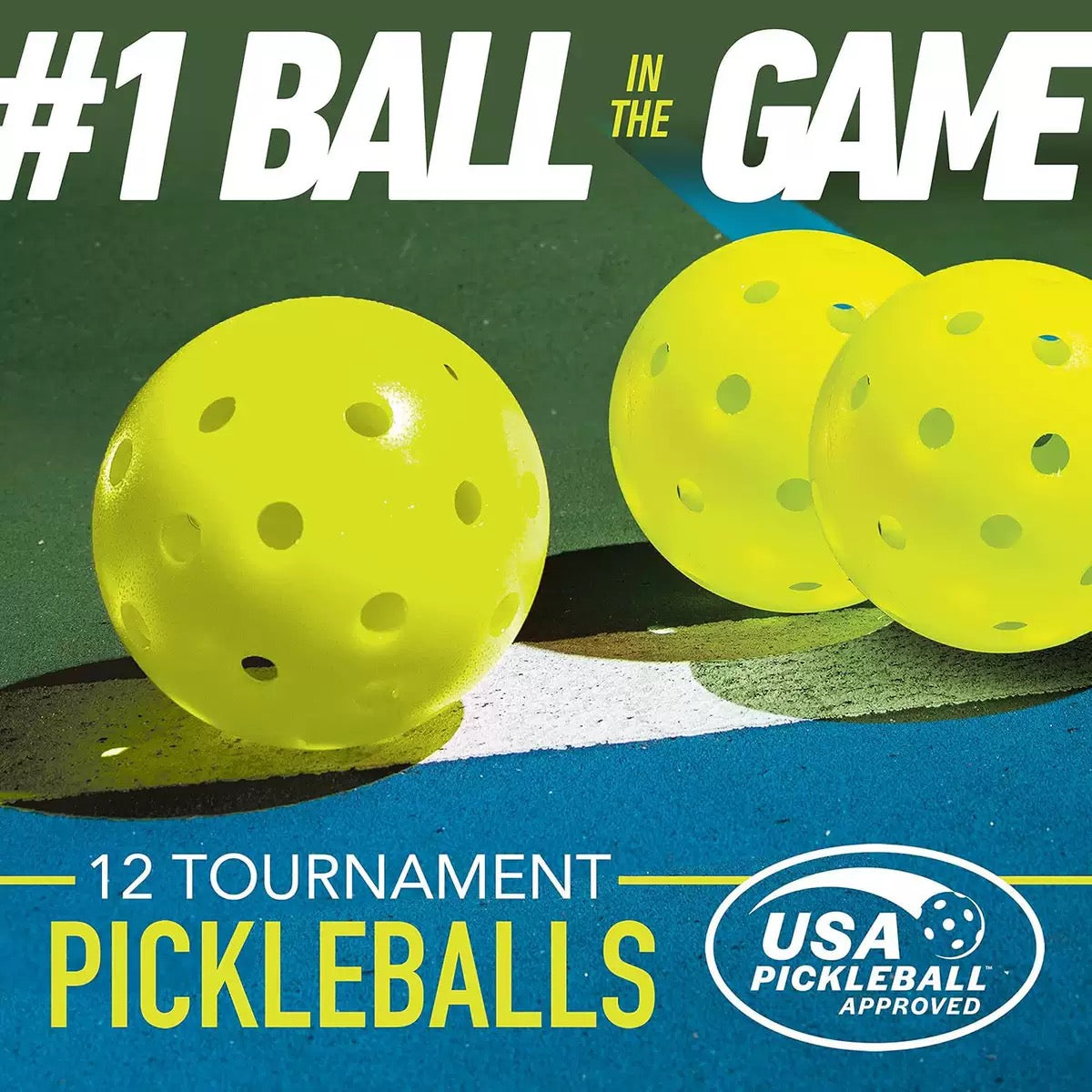 Pickleball Ball – 40 Precise Machine Drilled Holes Home Select My