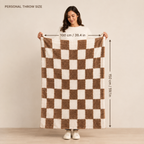 Cozy Checkerboard Throw Blanket Home Select My