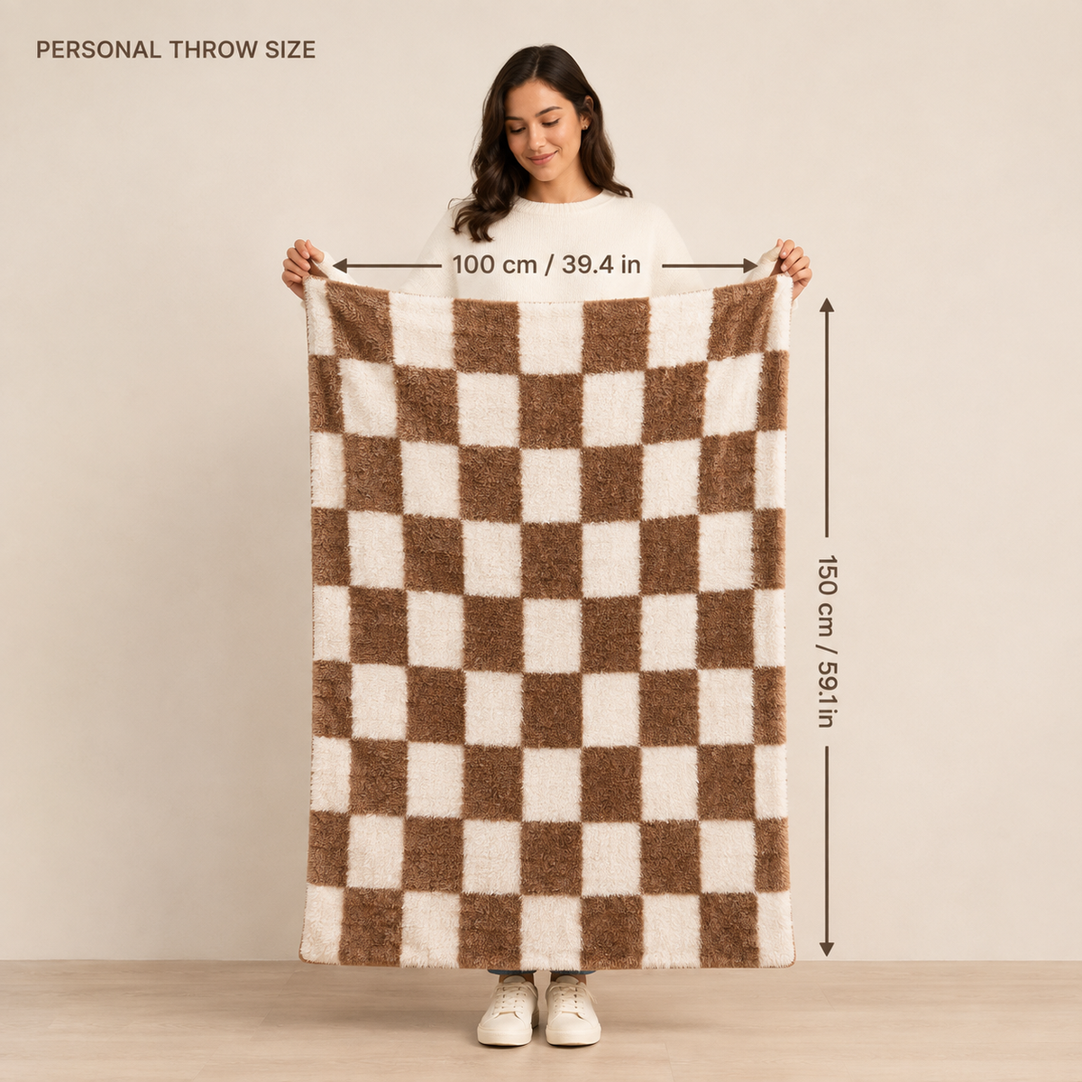 Cozy Checkerboard Throw Blanket Home Select My