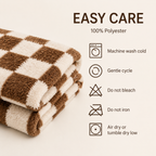 Cozy Checkerboard Throw Blanket Home Select My